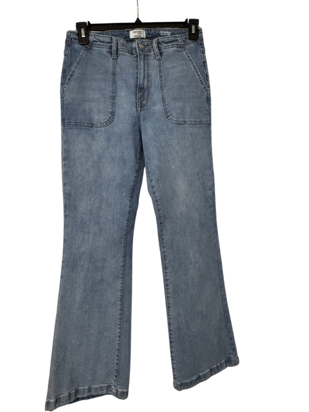 Kensie Savannah High Rise Flare Jeans, Size 8